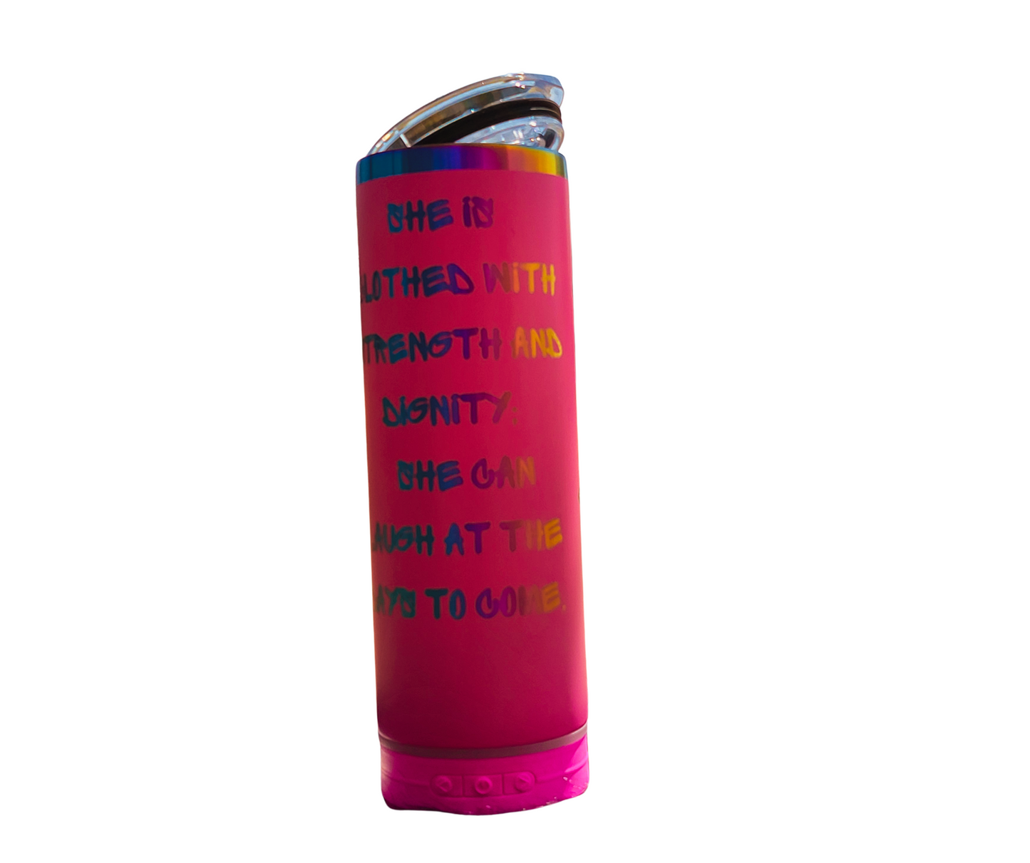 Proclaim Faith Tumbler: Handcrafted 20oz-Proverbs 31 Women Bluetooth Speaker