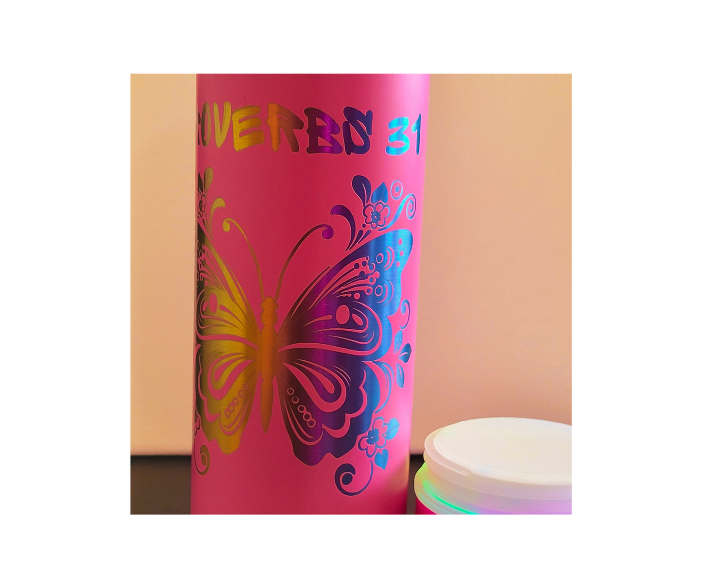 Proclaim Faith Tumbler: Handcrafted 20oz-Proverbs 31 Women Bluetooth Speaker