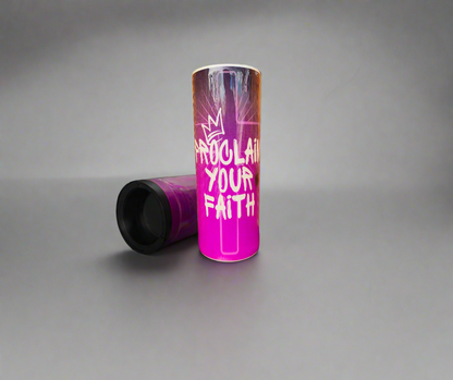Proclaim Faith Tumbler: Handcrafted 20oz  Proclaim Your Faith Bluetooth speaker